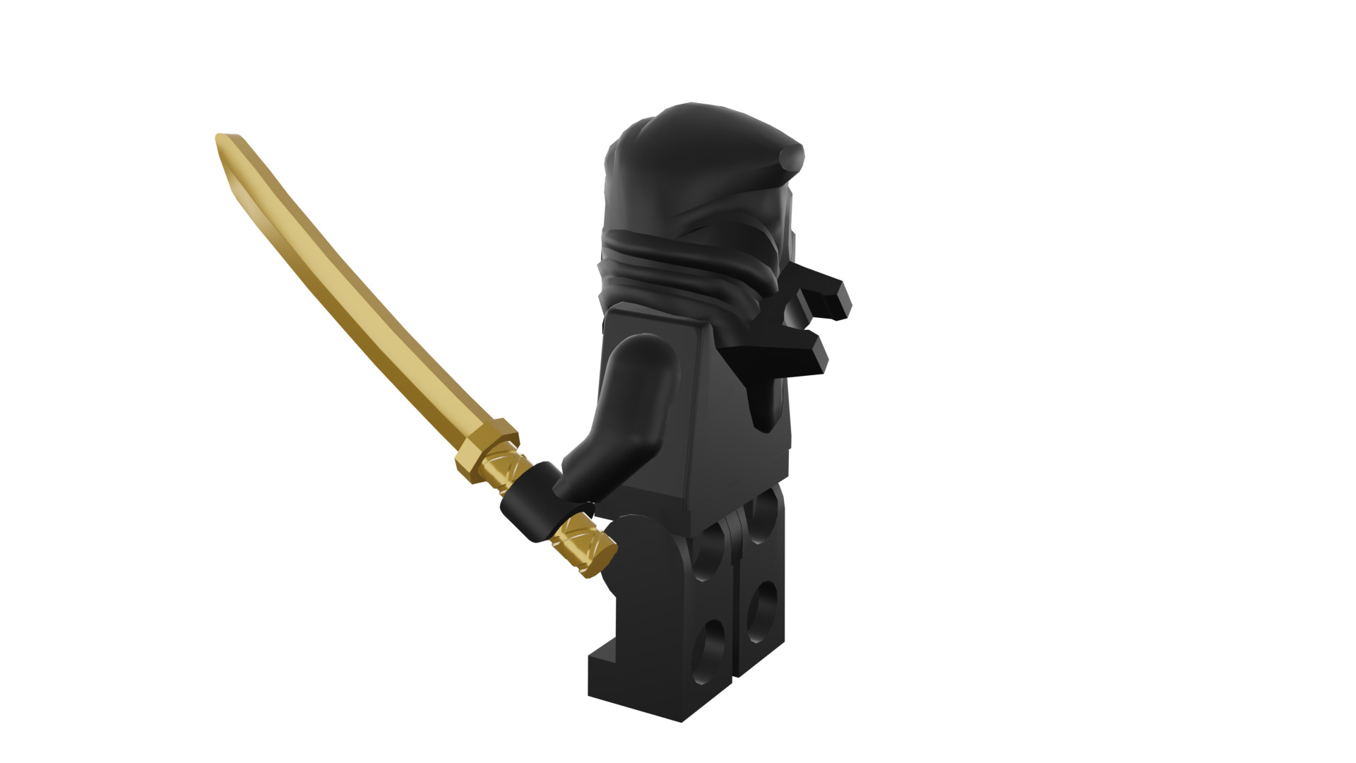 3D print minifigure - 8683-12 Ninja 3D print model_31