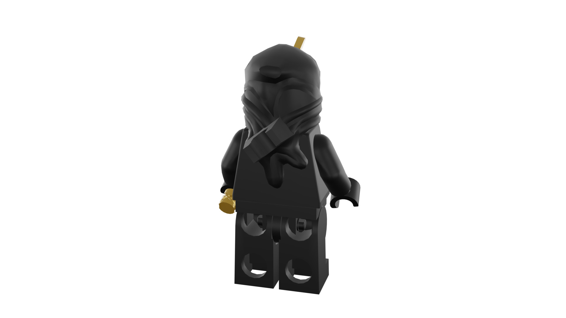 3D print minifigure - 8683-12 Ninja 3D print model_22
