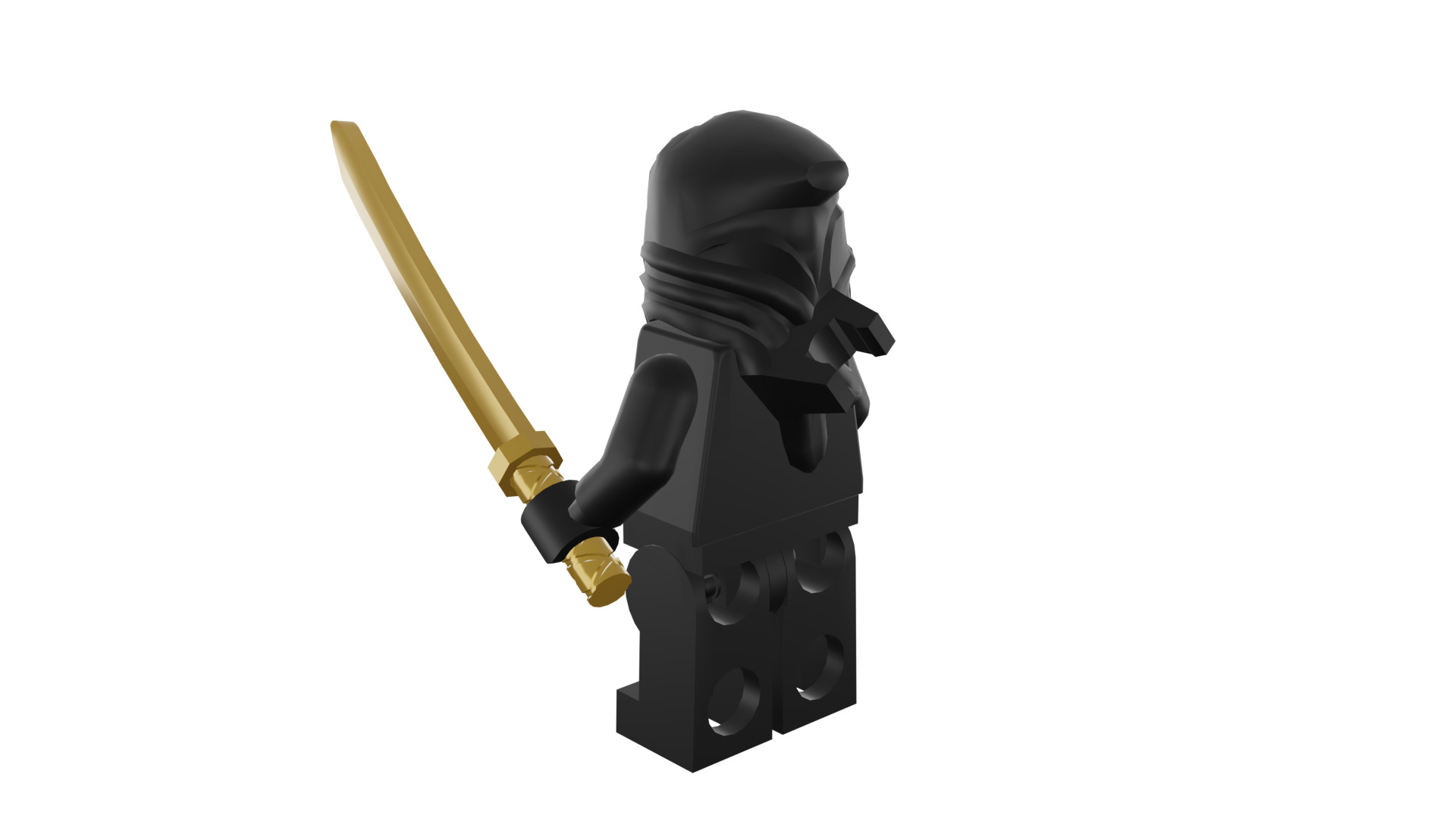 3D print minifigure - 8683-12 Ninja 3D print model_29