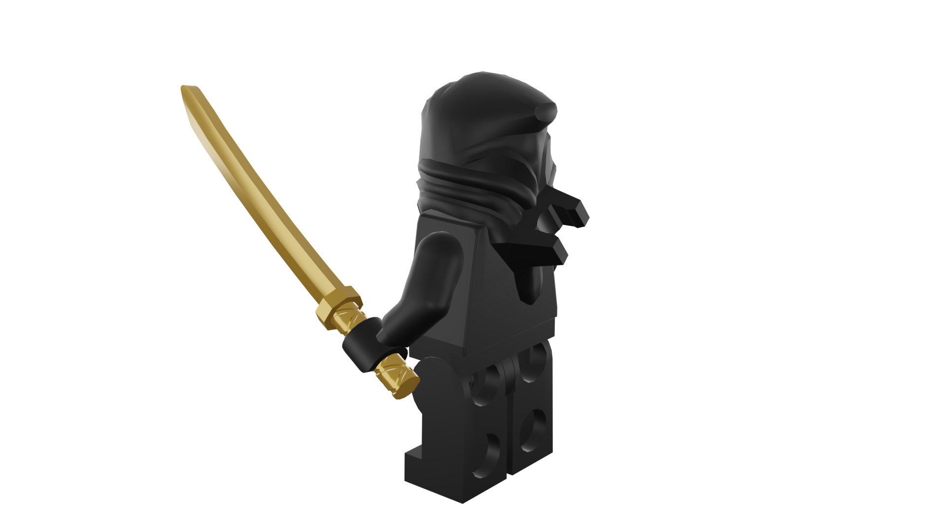 3D print minifigure - 8683-12 Ninja 3D print model_30