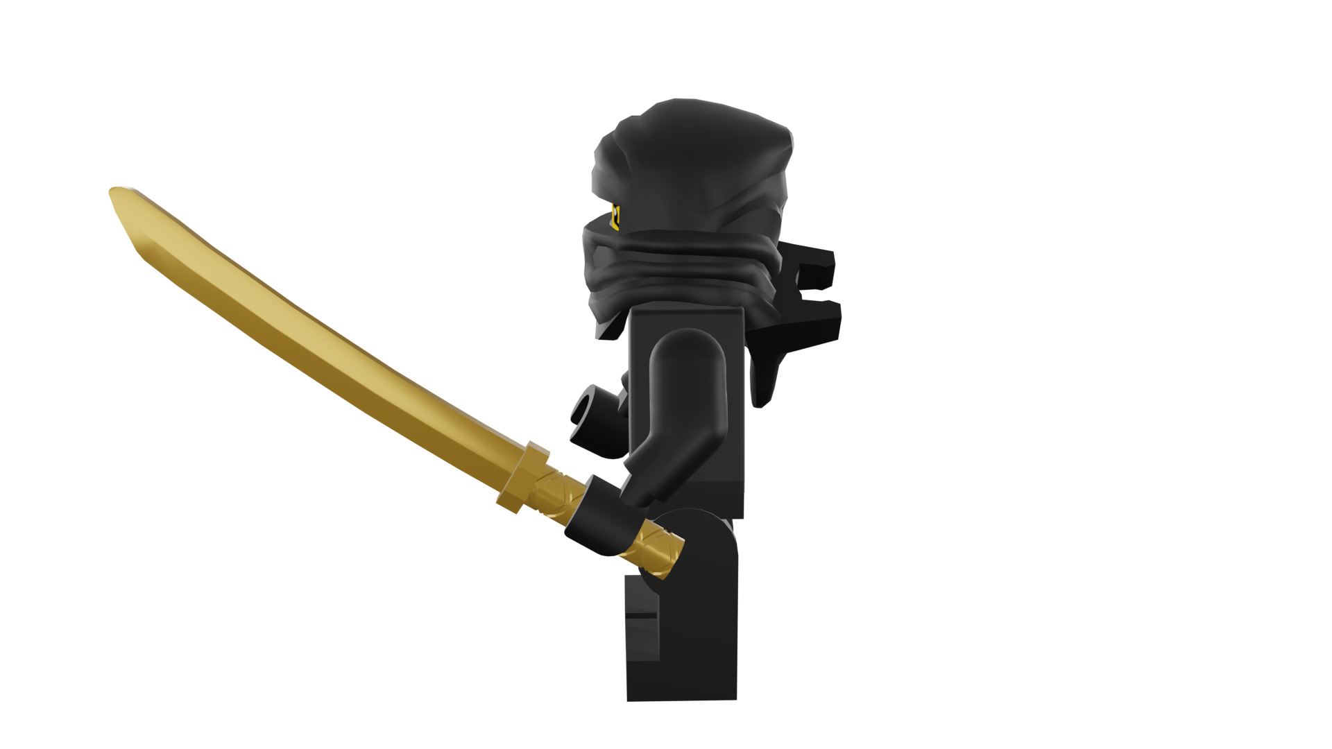 3D print minifigure - 8683-12 Ninja 3D print model_35