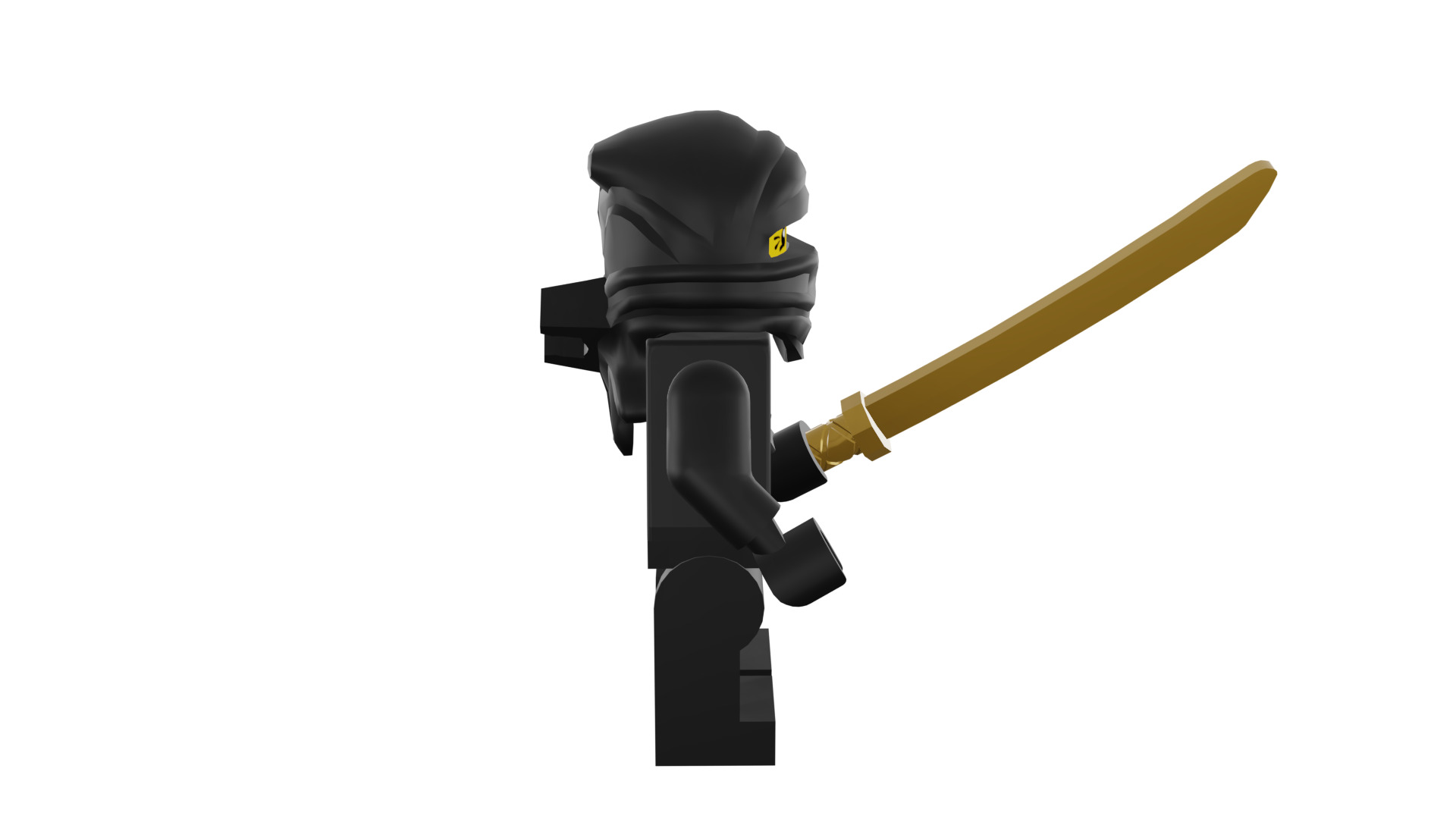 3D print minifigure - 8683-12 Ninja 3D print model_13