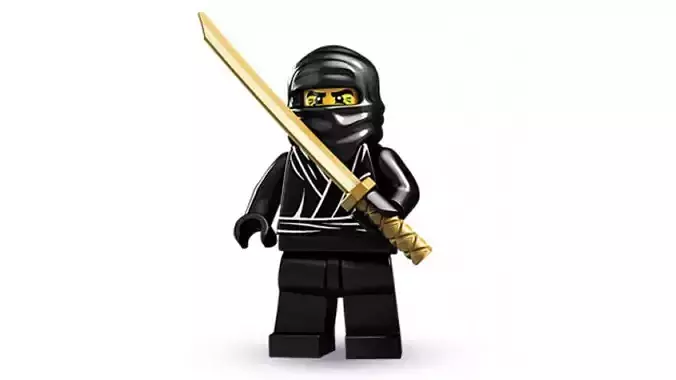 3D print minifigure - 8683-12 Ninja