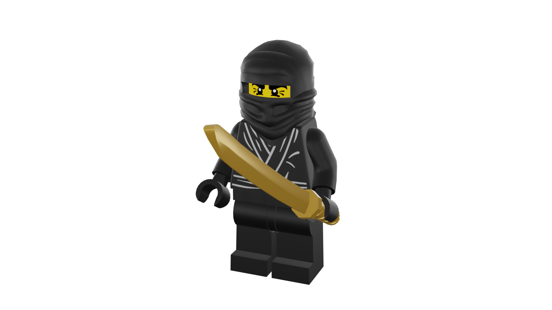 3D print minifigure - 8683-12 Ninja 3D print model_43