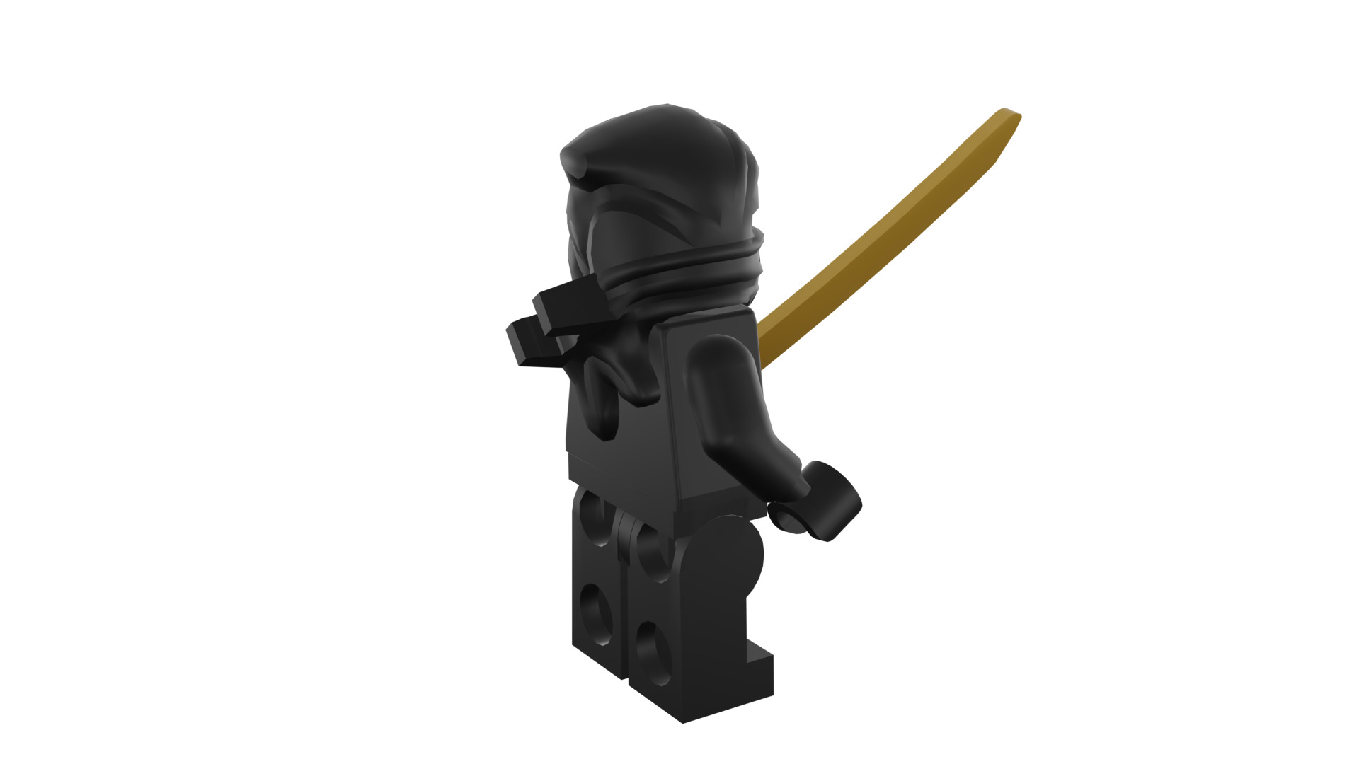 3D print minifigure - 8683-12 Ninja 3D print model_17