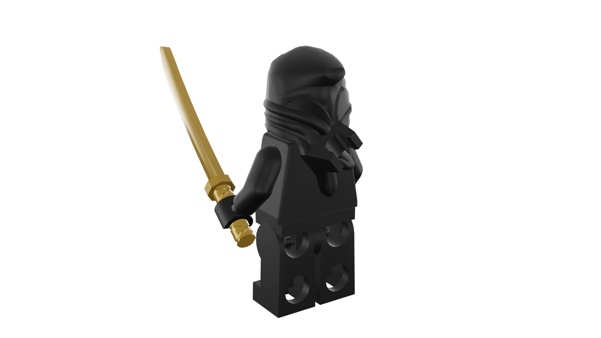 3D print minifigure - 8683-12 Ninja 3D print model_28