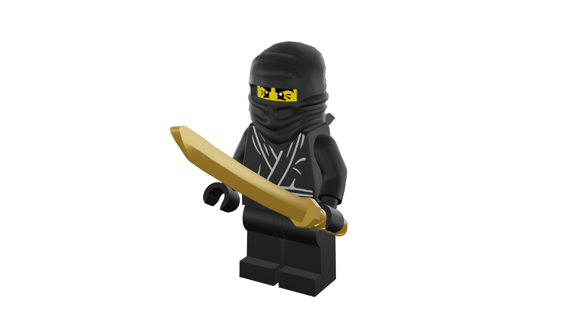 3D print minifigure - 8683-12 Ninja 3D print model_42