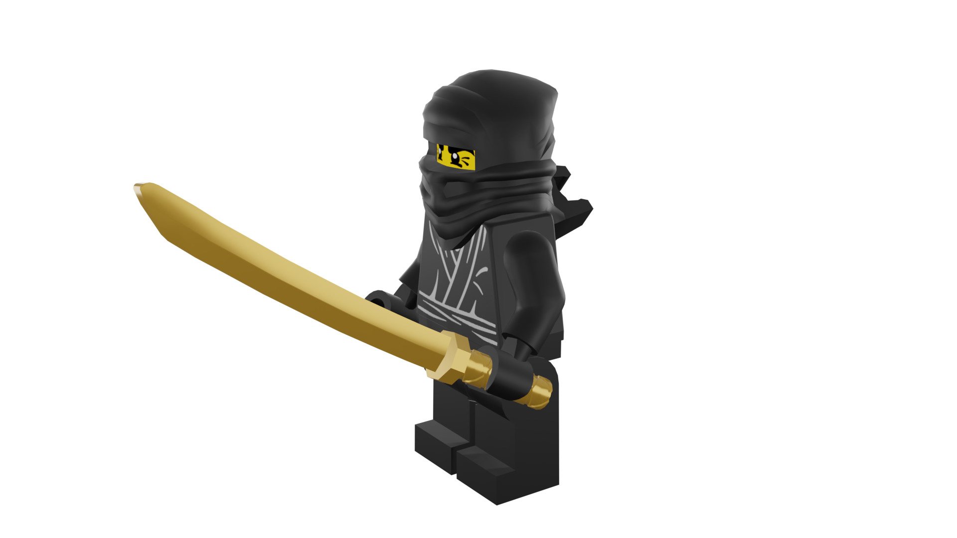 3D print minifigure - 8683-12 Ninja 3D print model_39