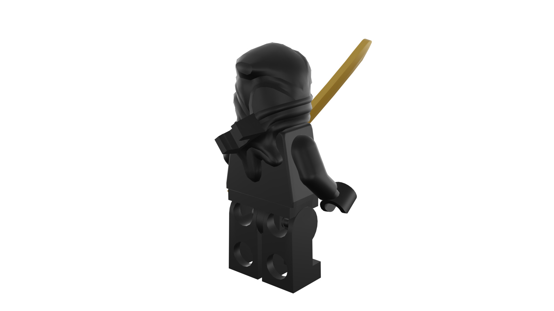 3D print minifigure - 8683-12 Ninja 3D print model_19