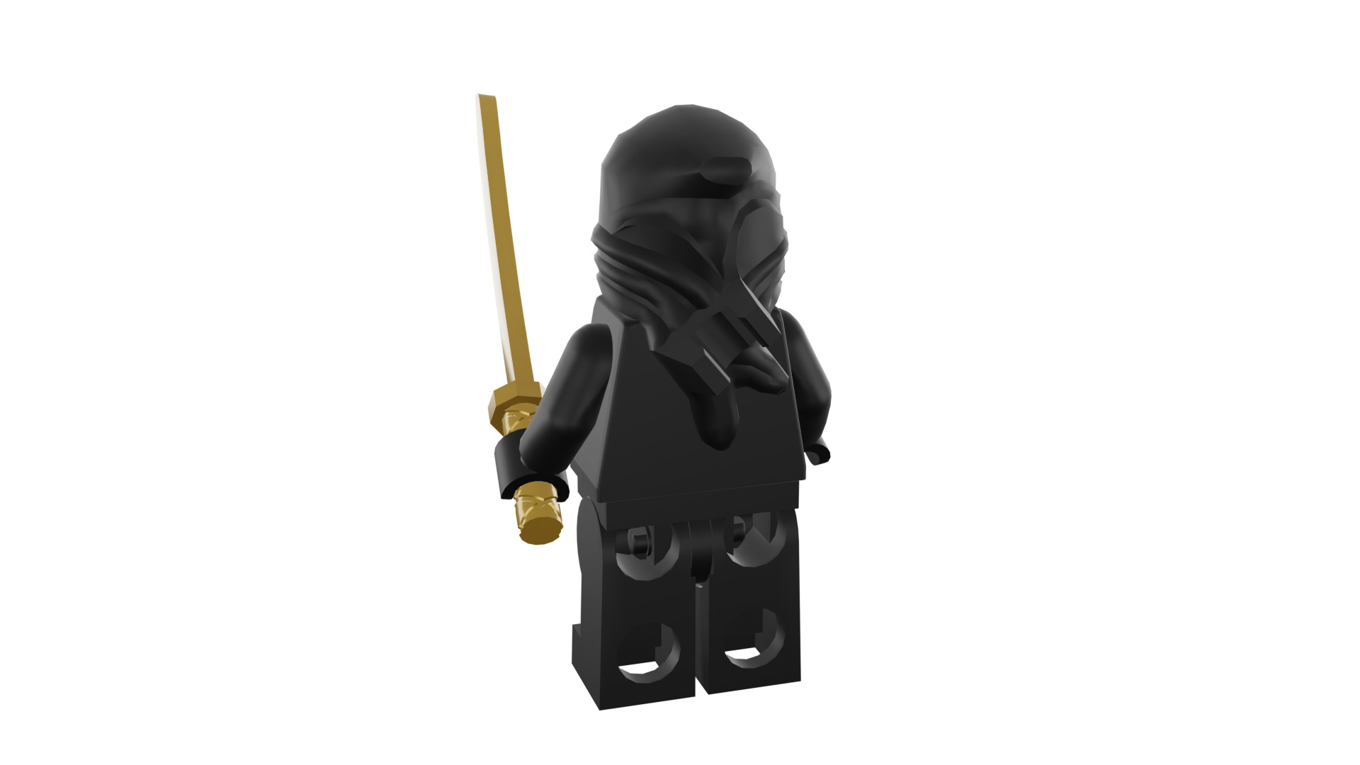3D print minifigure - 8683-12 Ninja 3D print model_26