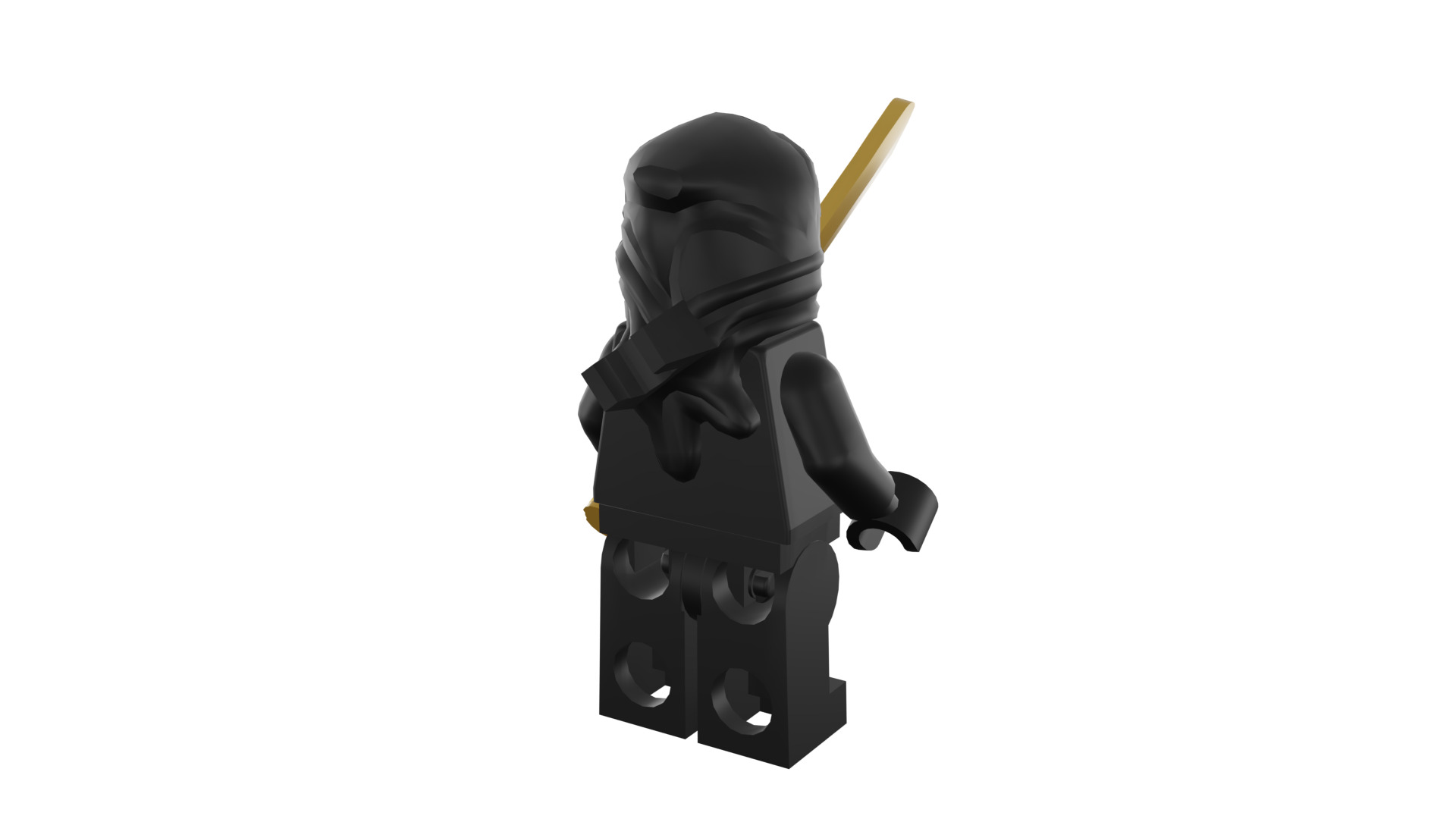 3D print minifigure - 8683-12 Ninja 3D print model_20