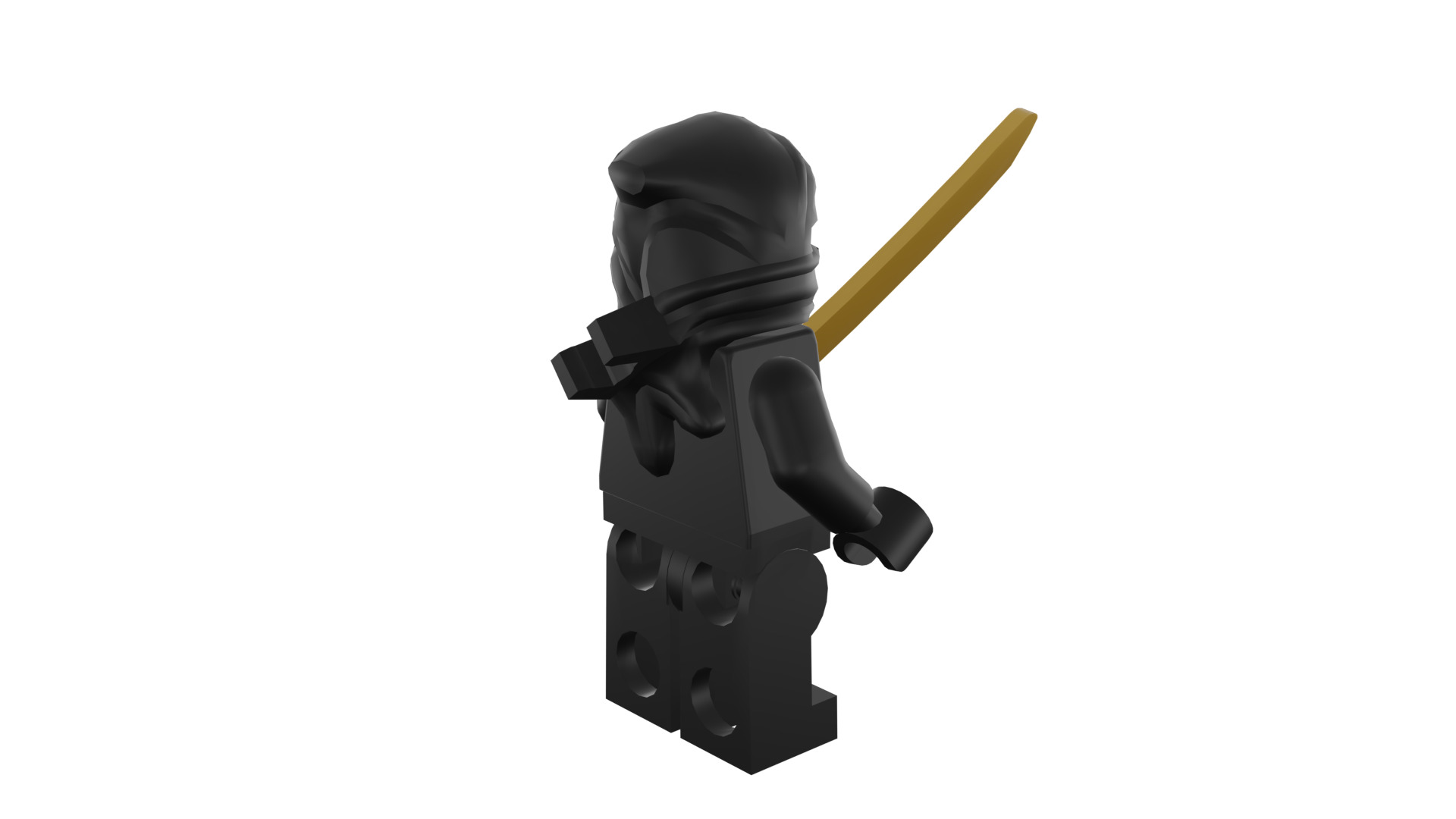 3D print minifigure - 8683-12 Ninja 3D print model_18