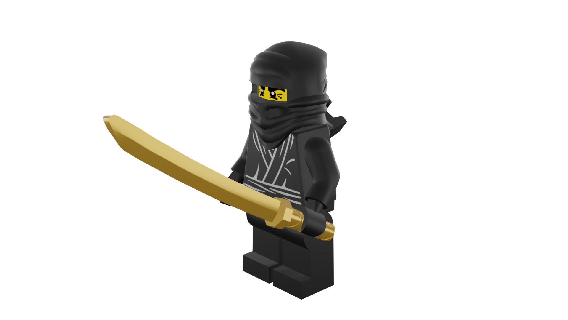 3D print minifigure - 8683-12 Ninja 3D print model_40