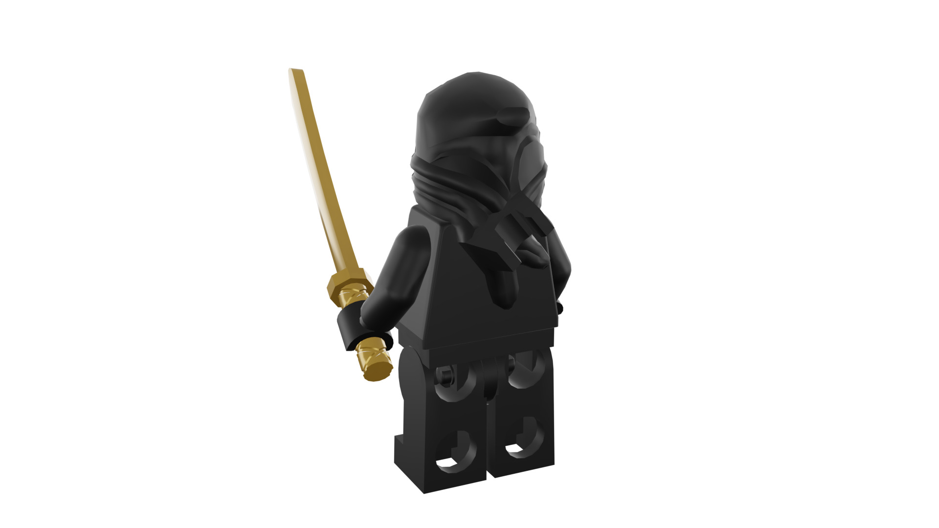 3D print minifigure - 8683-12 Ninja 3D print model_27
