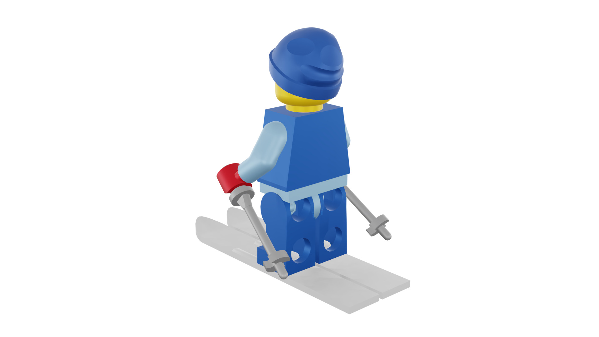 3D print minifigure - 8684-12 Skier 3D print model_37