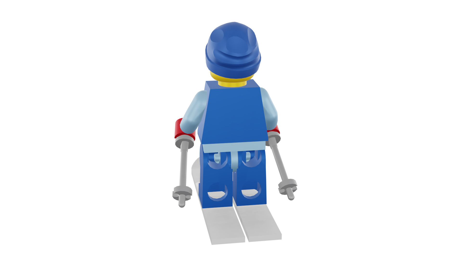 3D print minifigure - 8684-12 Skier 3D print model_25