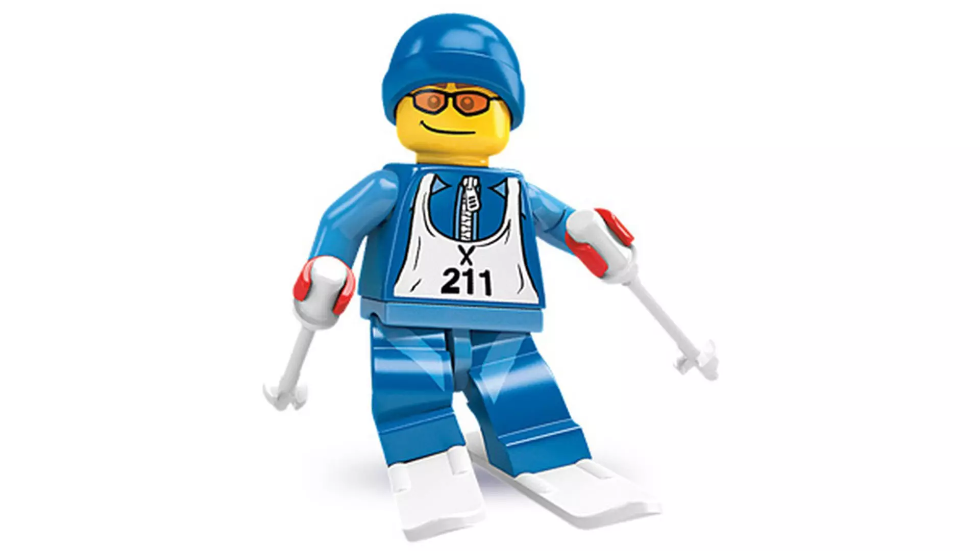 3D print minifigure - 8684-12 Skier 3D print model_0