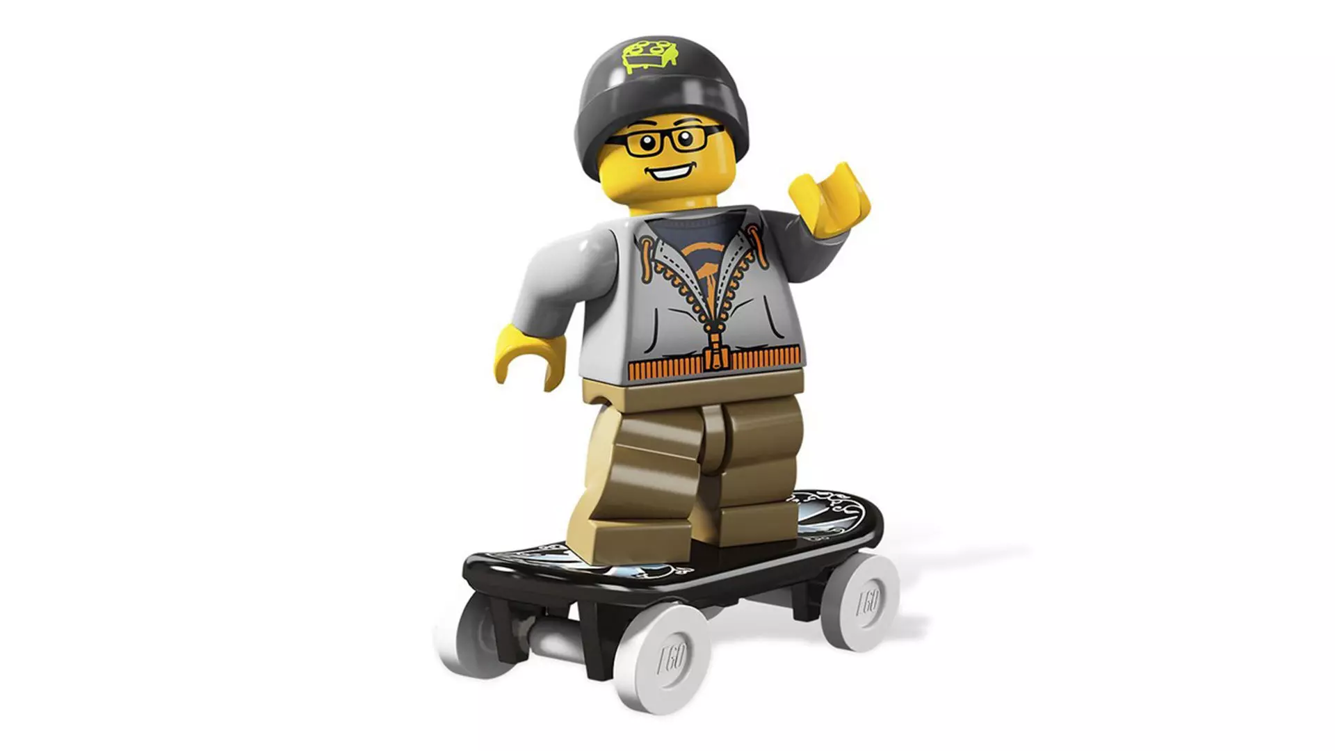 3D print minifigure - 8804-9 Street Skater 3D print model_0