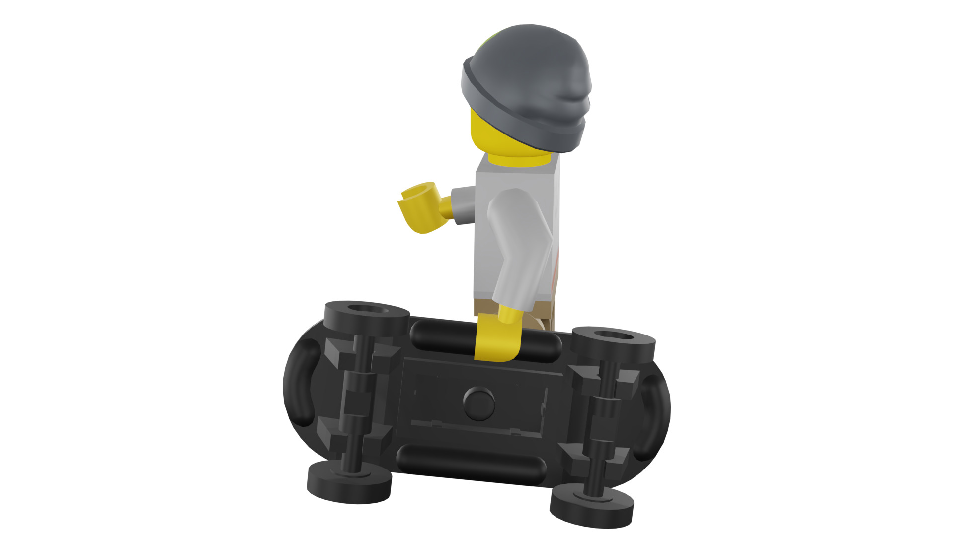 3D print minifigure - 8804-9 Street Skater 3D print model_36
