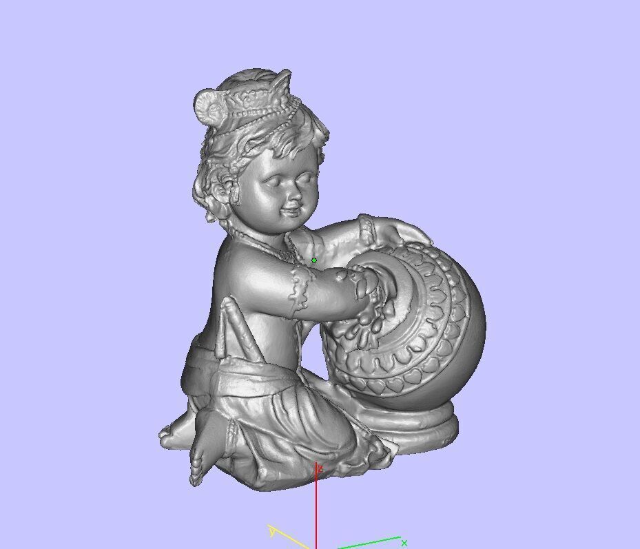 Lord Krishna 3D print model_5
