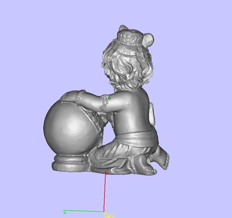 Lord Krishna 3D print model_1