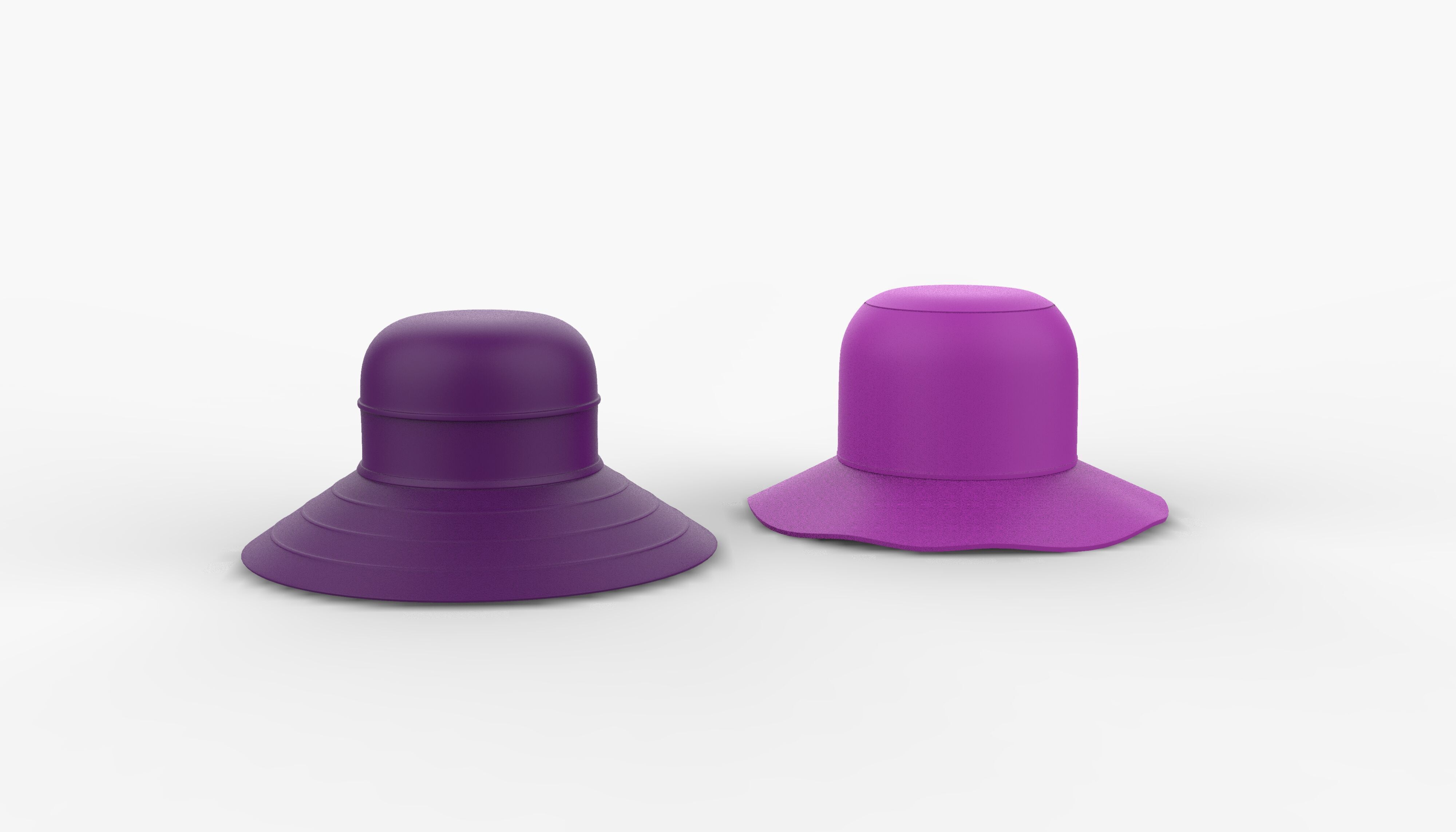 Bucket hat  3D model_6