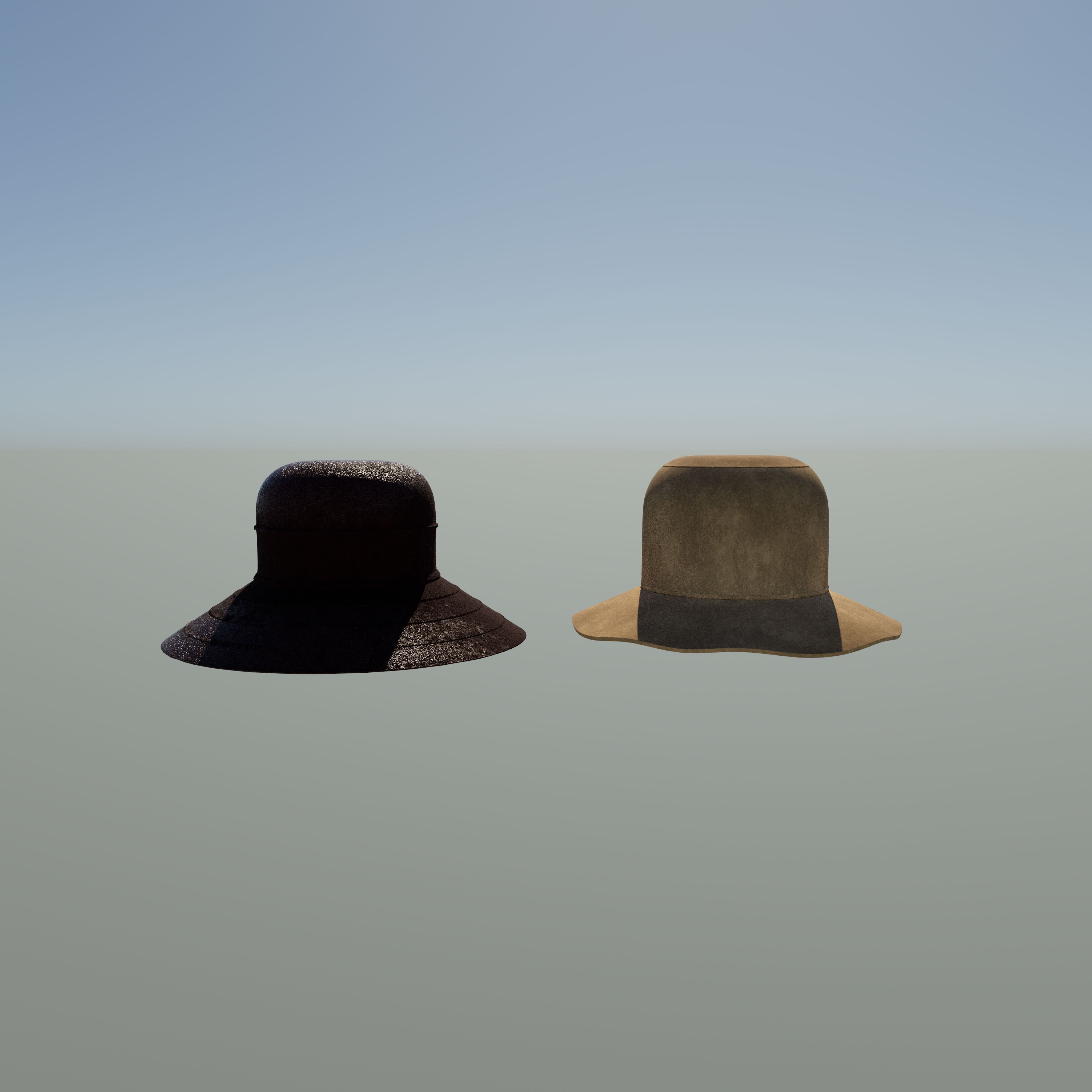 Bucket hat  3D model_11