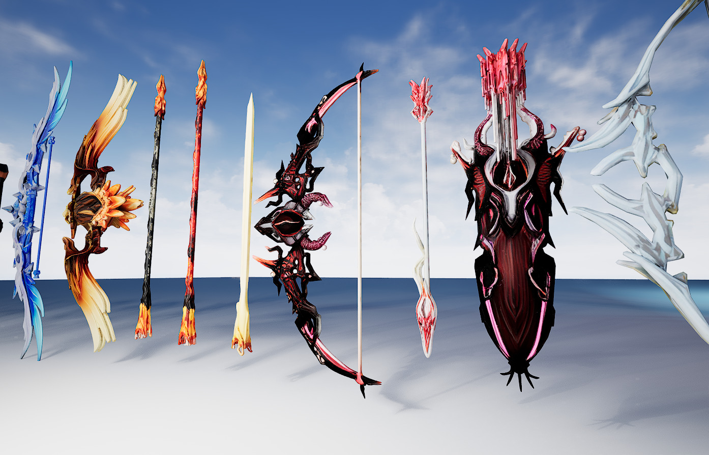 26 Stylized melee weapon assets 3D model_8