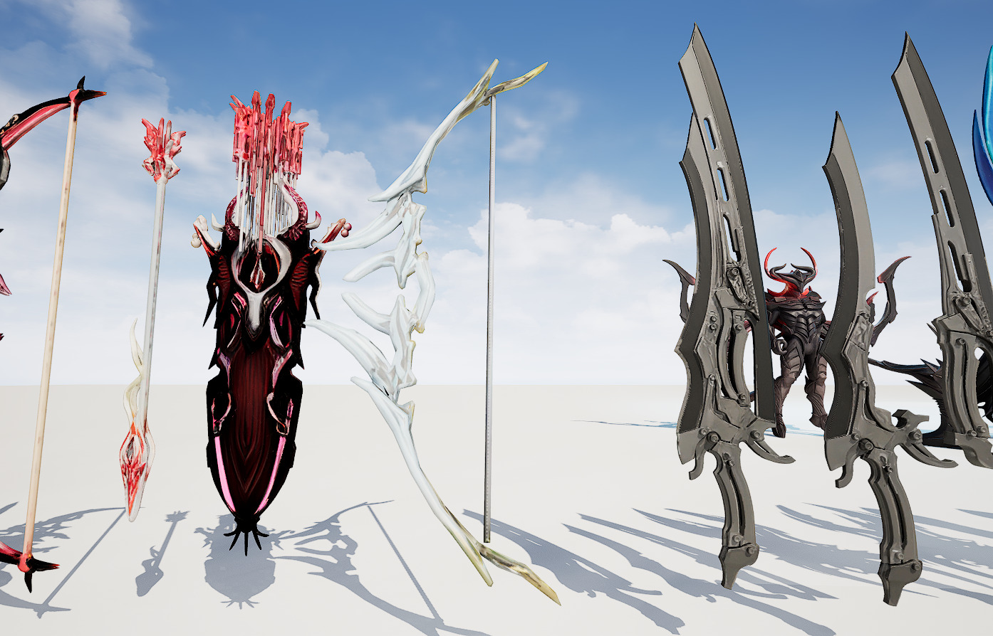 26 Stylized melee weapon assets 3D model_23