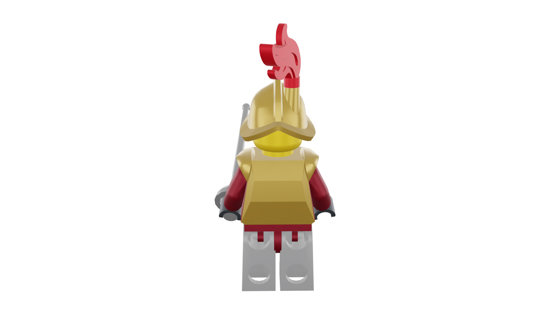 3D print minifigure - 8833-2 Conquistador 3D print model_27