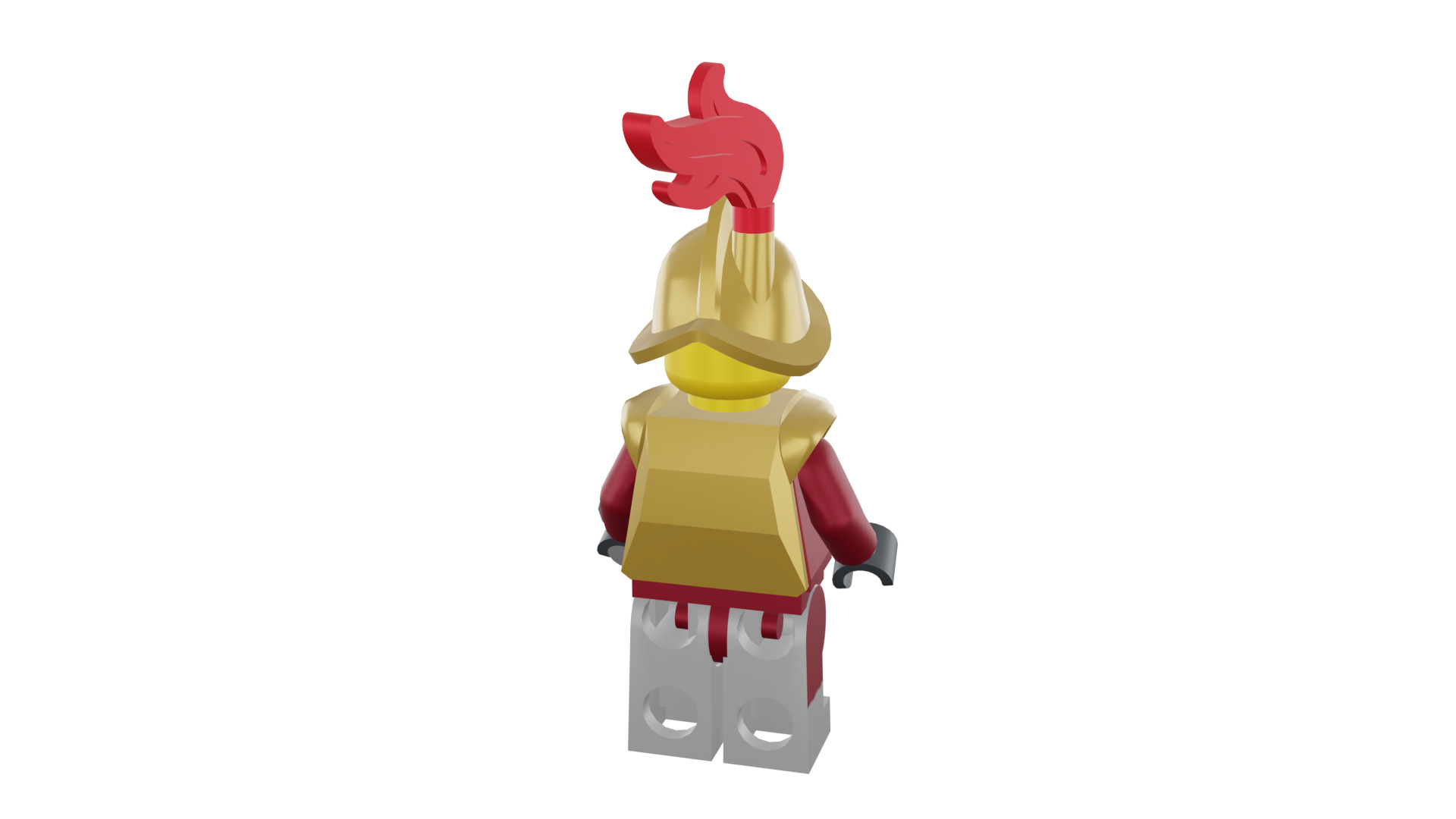 3D print minifigure - 8833-2 Conquistador 3D print model_25