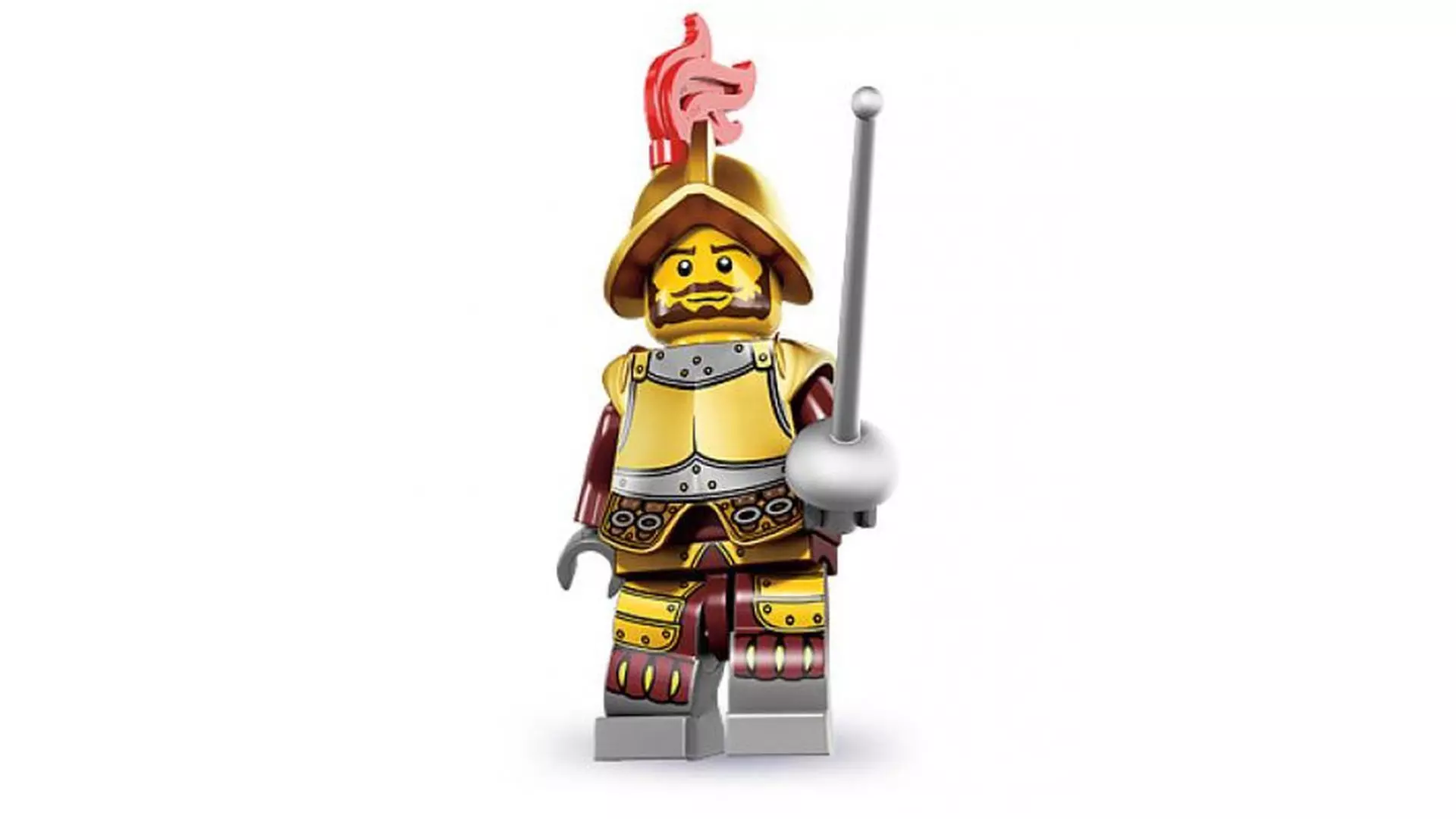 3D print minifigure - 8833-2 Conquistador 3D print model_0