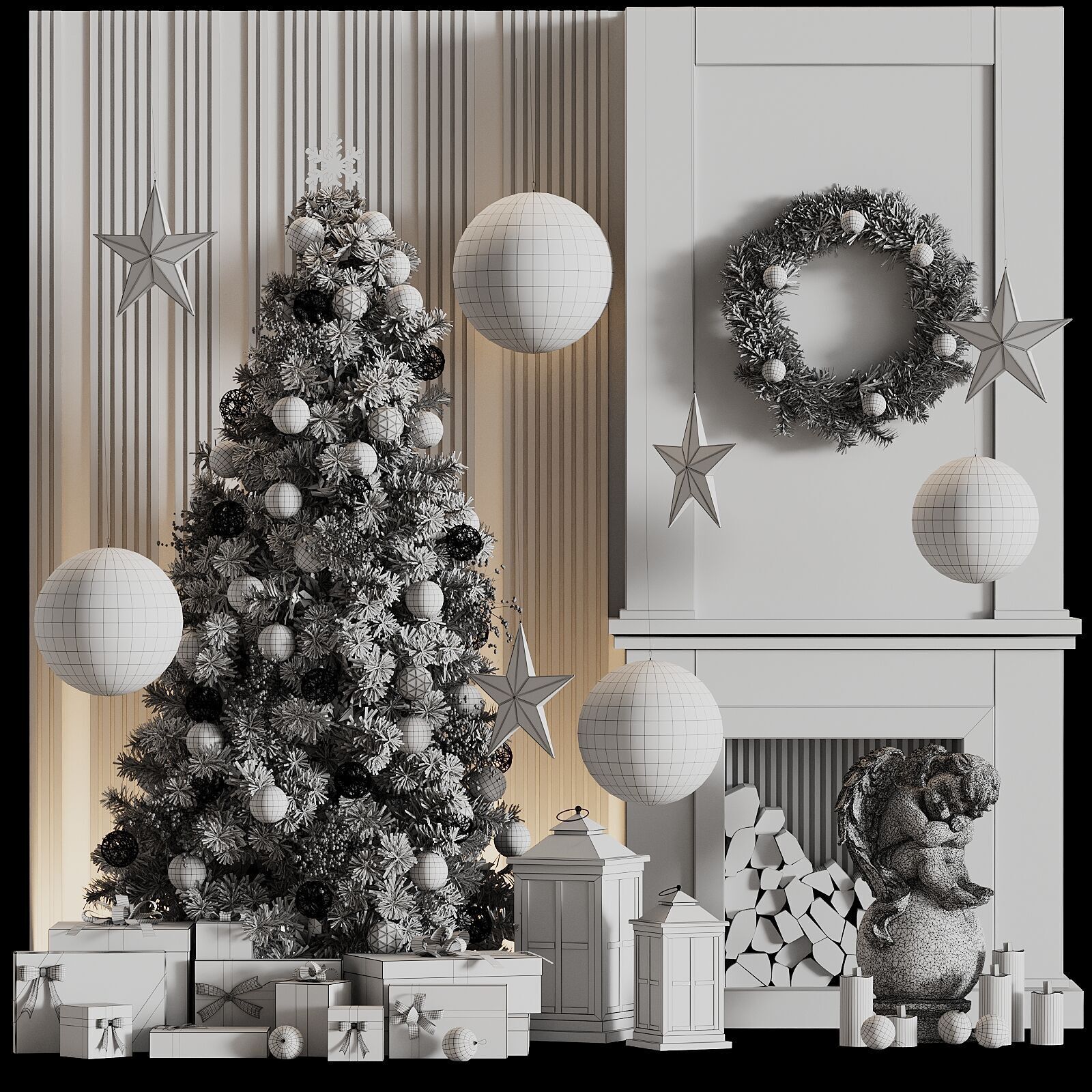 Christmas Decoration 07 3D model_6