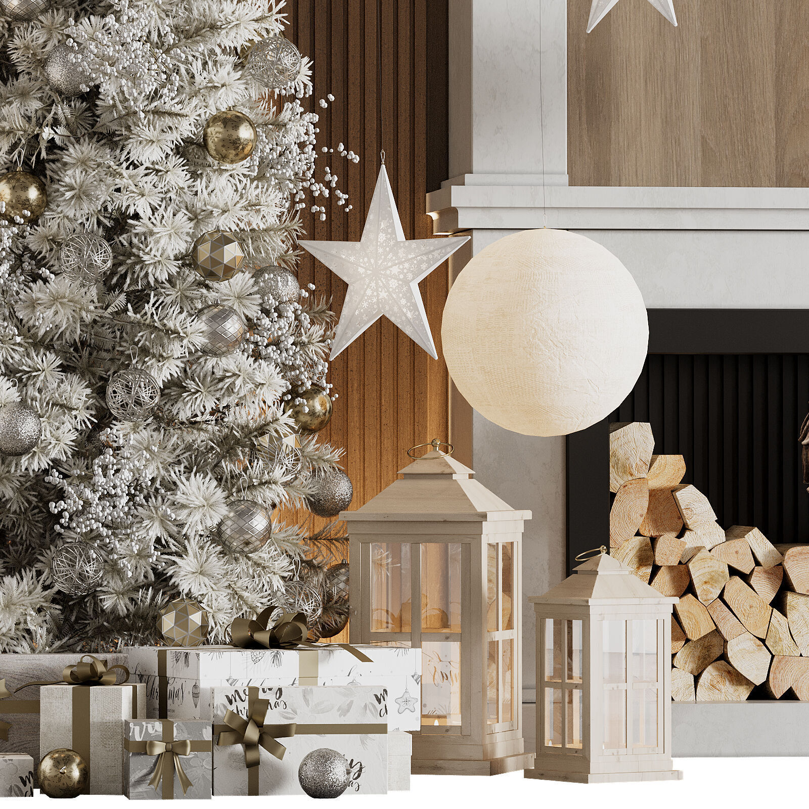 Christmas Decoration 07 3D model_2