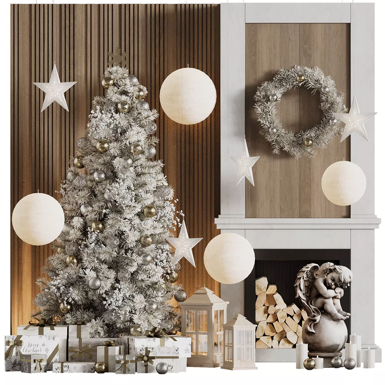 Christmas Decoration 07 3D model_0