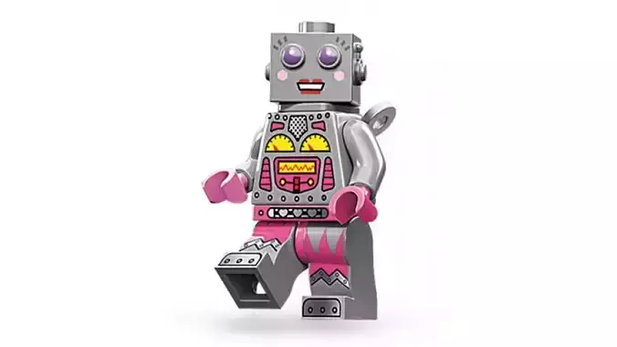 3D print minifigure - 71002-16 Lady Robot