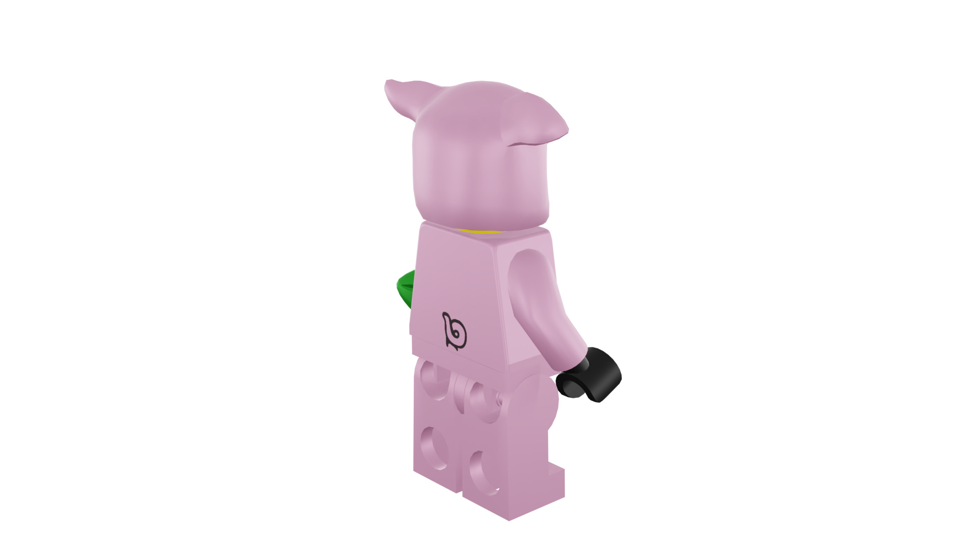 3D print minifigure - 71007-14 Piggy Guy 3D print model_21