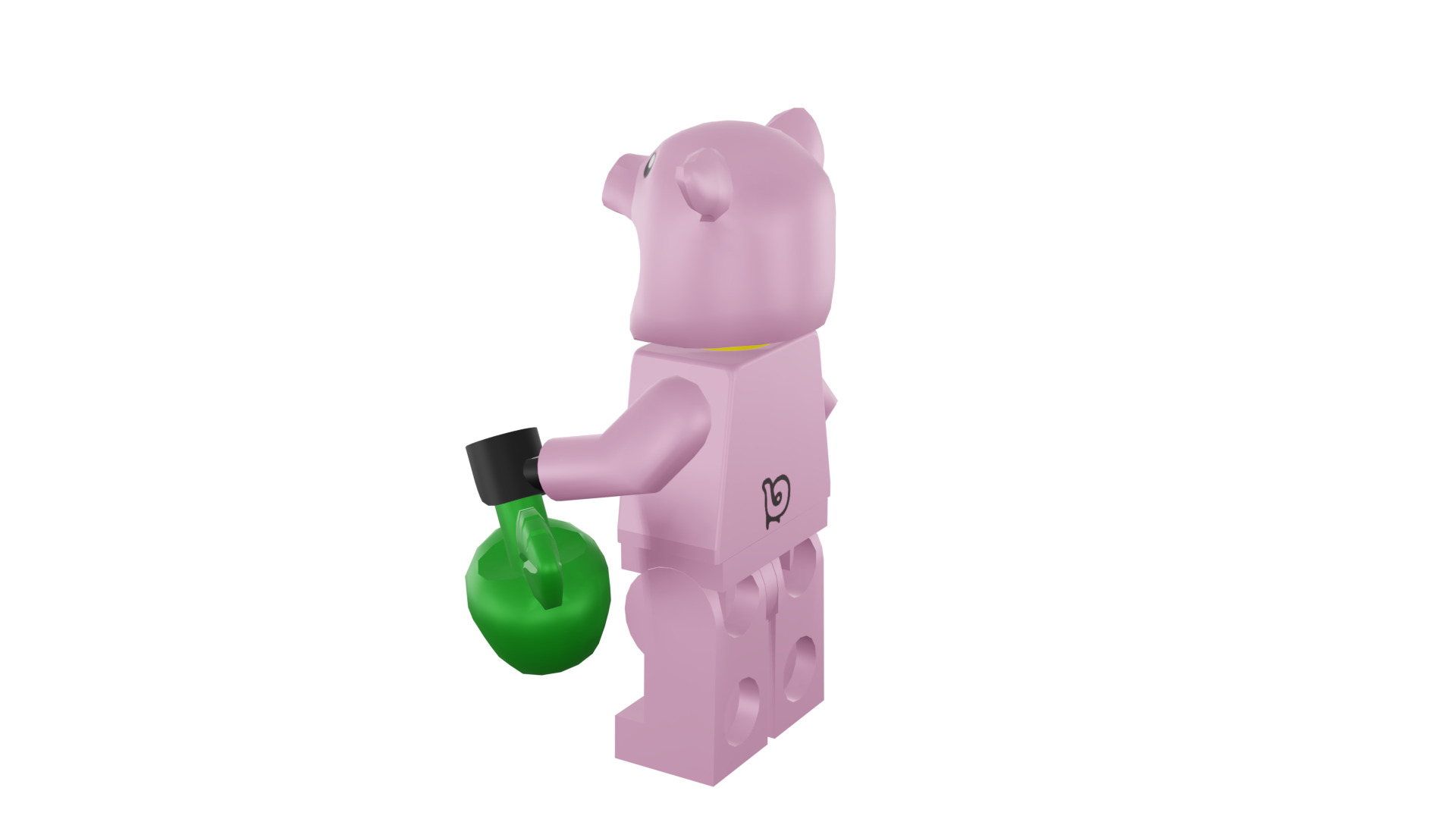 3D print minifigure - 71007-14 Piggy Guy 3D print model_34