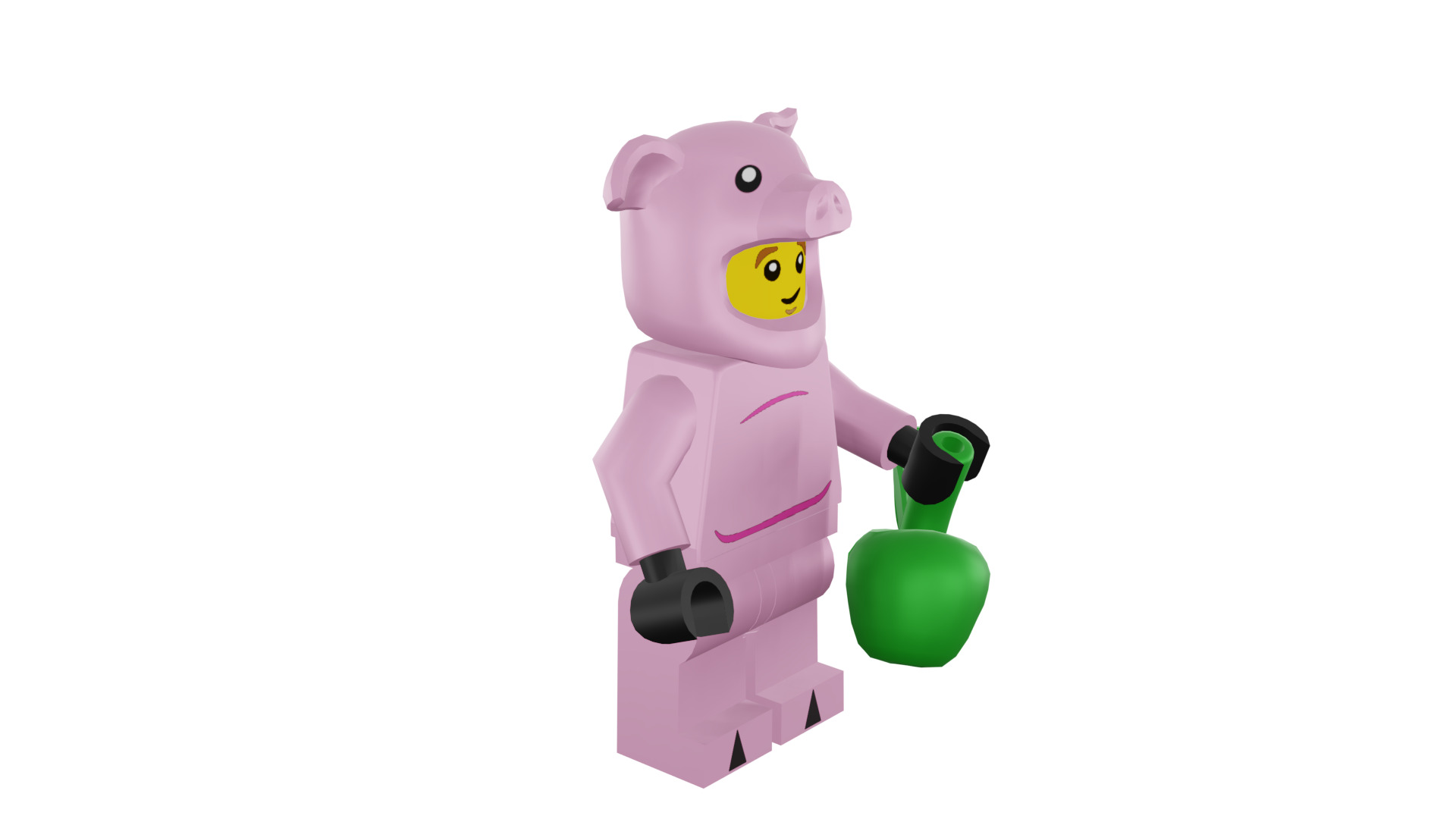 3D print minifigure - 71007-14 Piggy Guy 3D print model_8