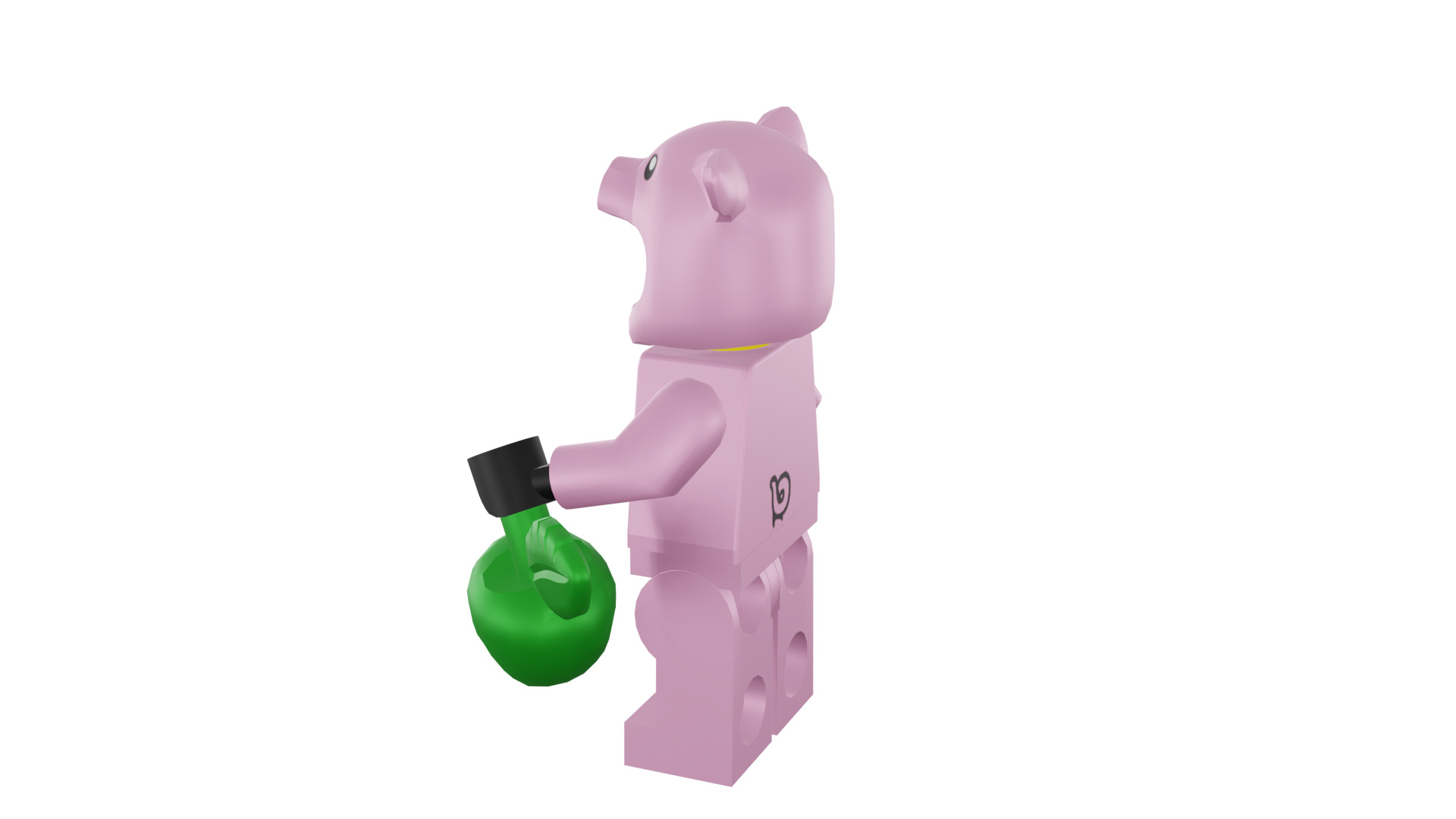 3D print minifigure - 71007-14 Piggy Guy 3D print model_28