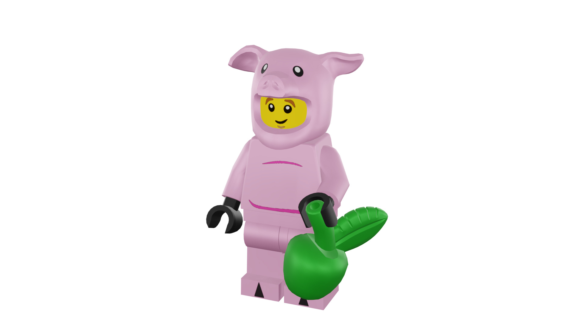 3D print minifigure - 71007-14 Piggy Guy 3D print model_35