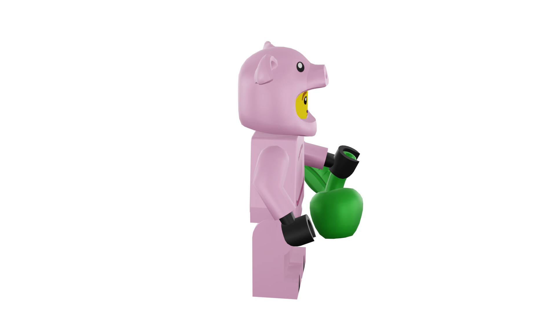 3D print minifigure - 71007-14 Piggy Guy 3D print model_6