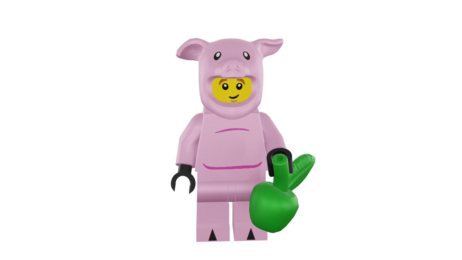 3D print minifigure - 71007-14 Piggy Guy 3D print model_48