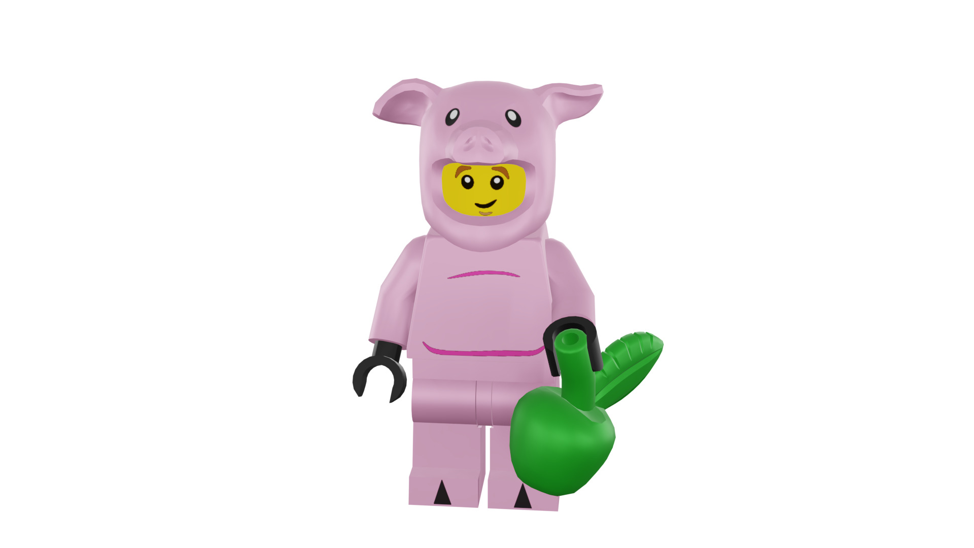 3D print minifigure - 71007-14 Piggy Guy 3D print model_49