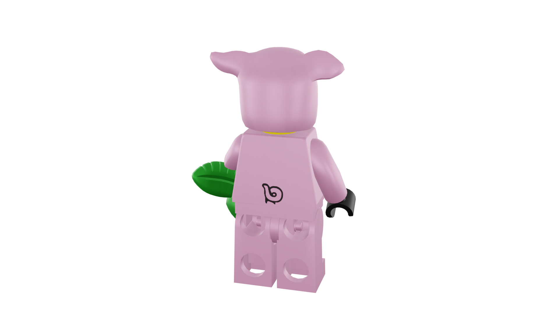 3D print minifigure - 71007-14 Piggy Guy 3D print model_25