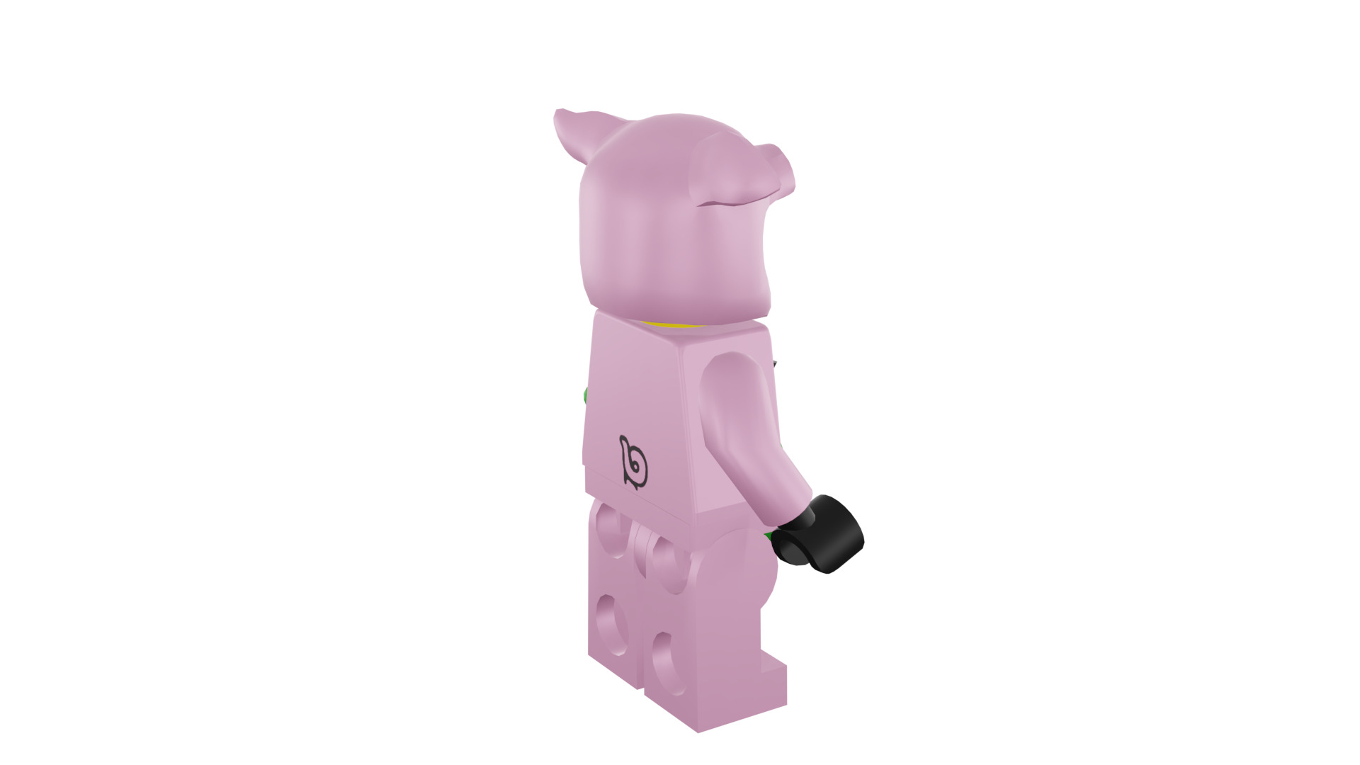 3D print minifigure - 71007-14 Piggy Guy 3D print model_17