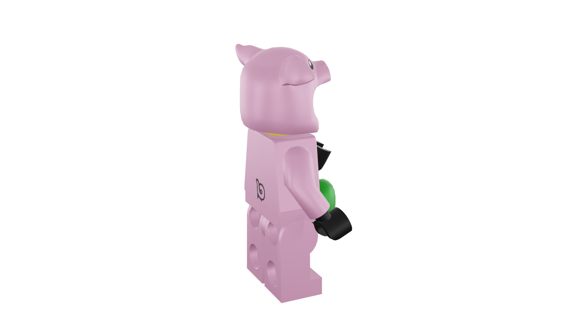 3D print minifigure - 71007-14 Piggy Guy 3D print model_15