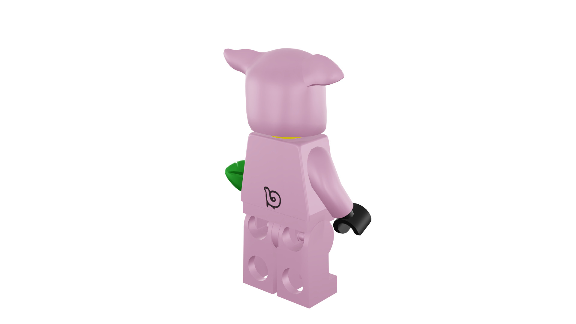 3D print minifigure - 71007-14 Piggy Guy 3D print model_20