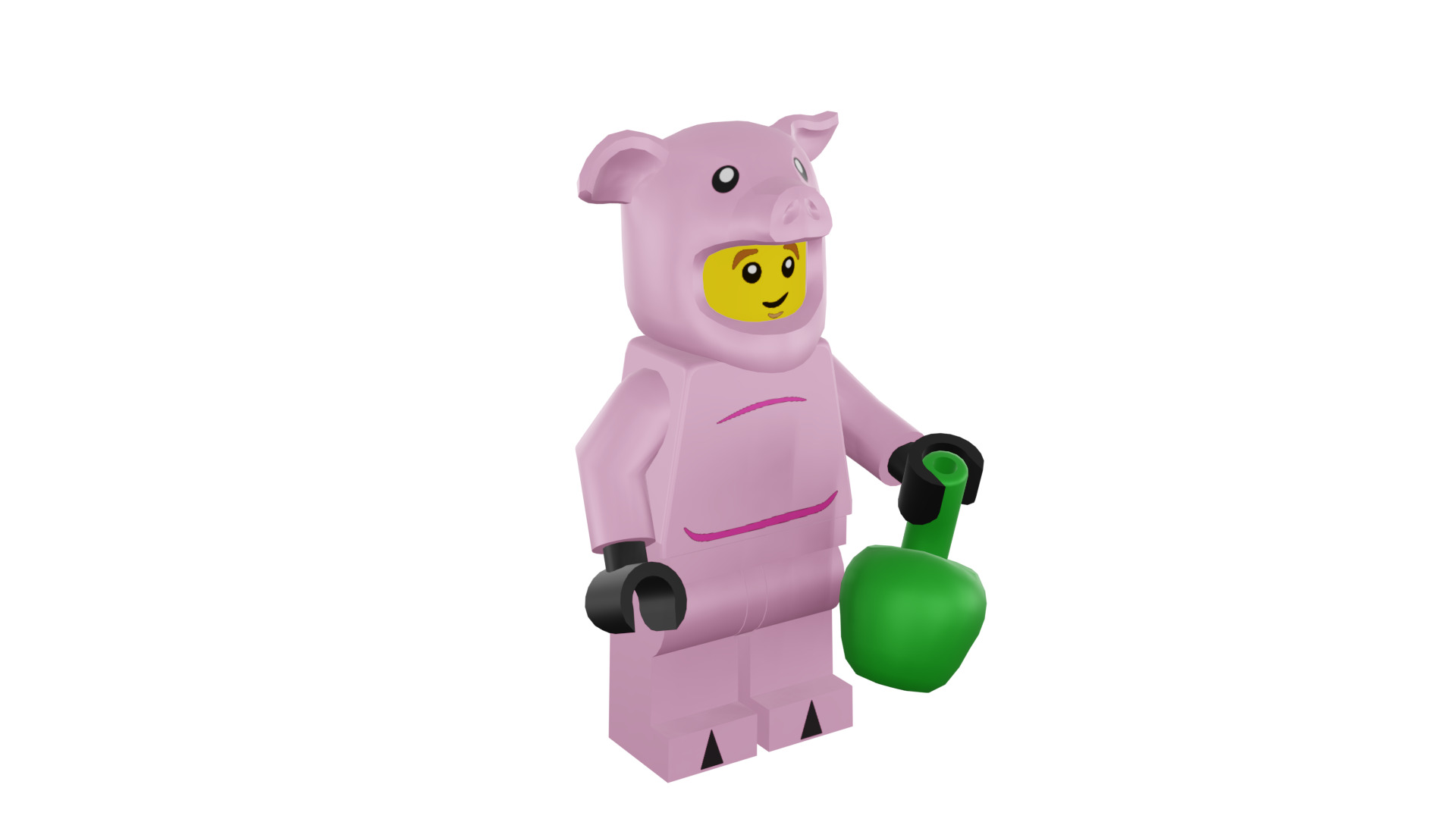 3D print minifigure - 71007-14 Piggy Guy 3D print model_16