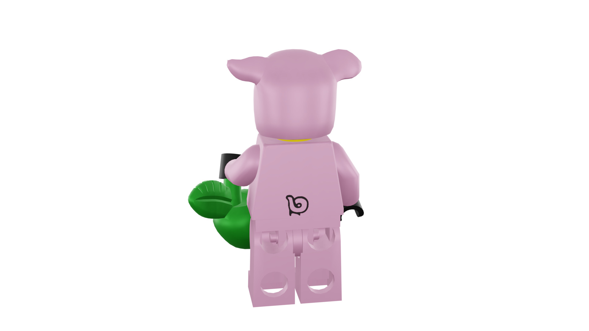 3D print minifigure - 71007-14 Piggy Guy 3D print model_31